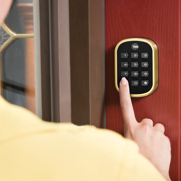 ProSL - Keypad Keyless Deadbolt w- Z-Wave, Polished Brass