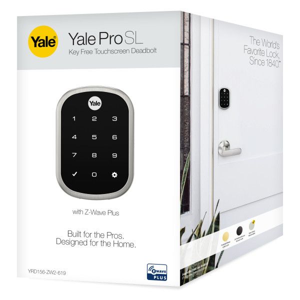 ProSL - Touchscreen Keyless Deadbolt w- Z-Wave, Satin Nickel