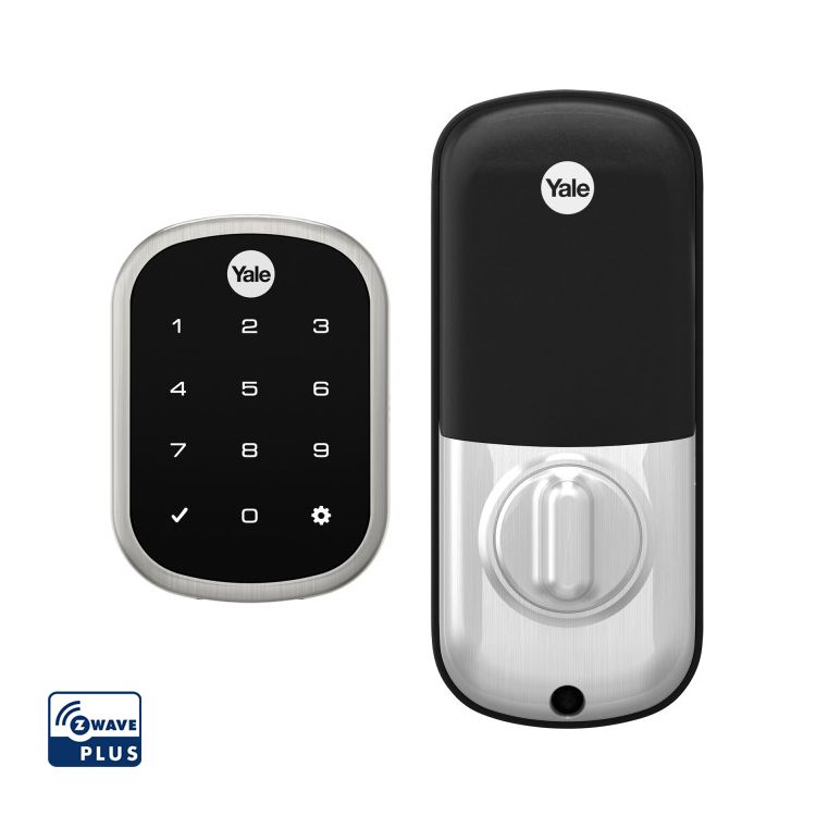 ProSL - Touchscreen Keyless Deadbolt w- Z-Wave, Satin Nickel