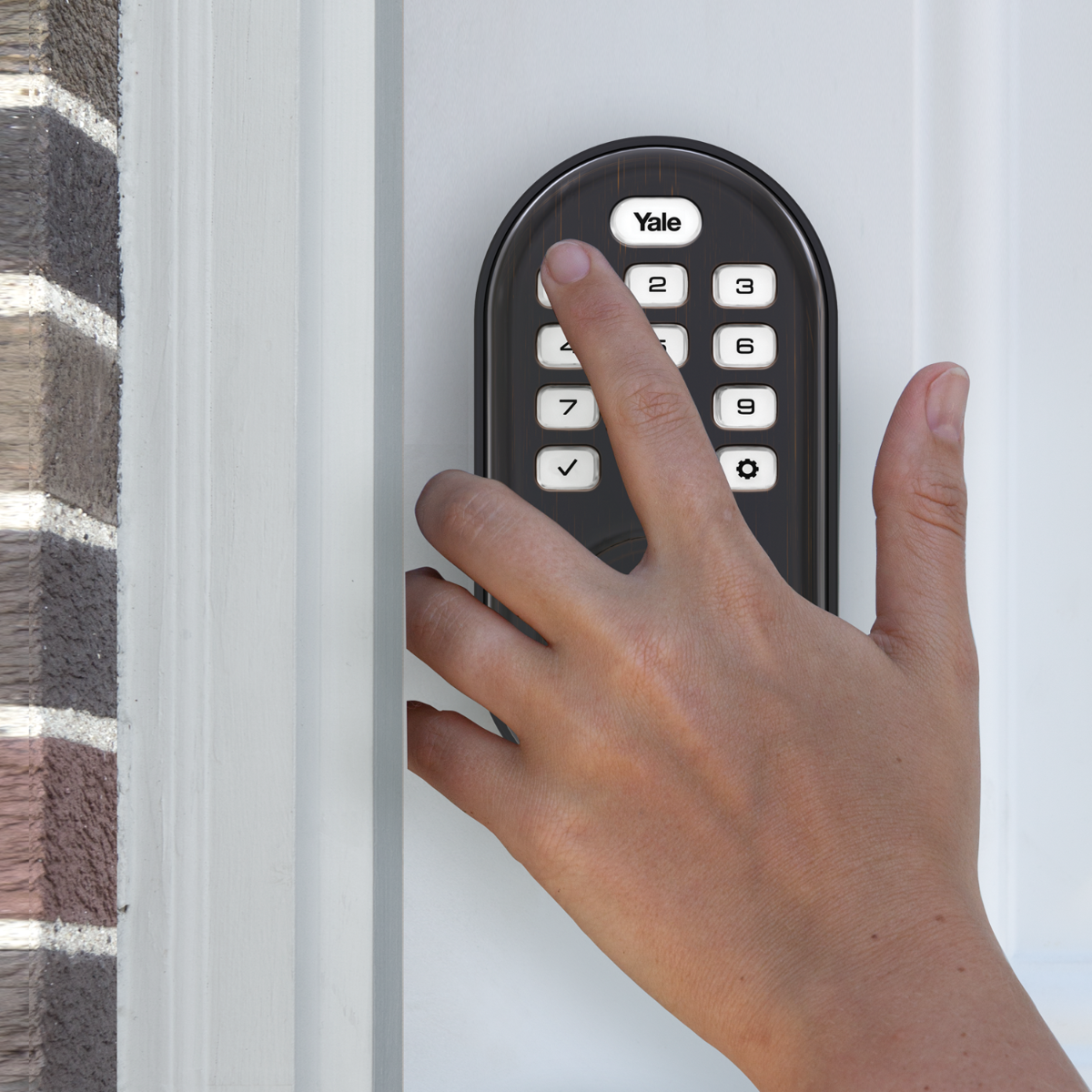 Assure Keypad Keyed Deadbolt w- Z-Wave, Oil Rubbed Bronze