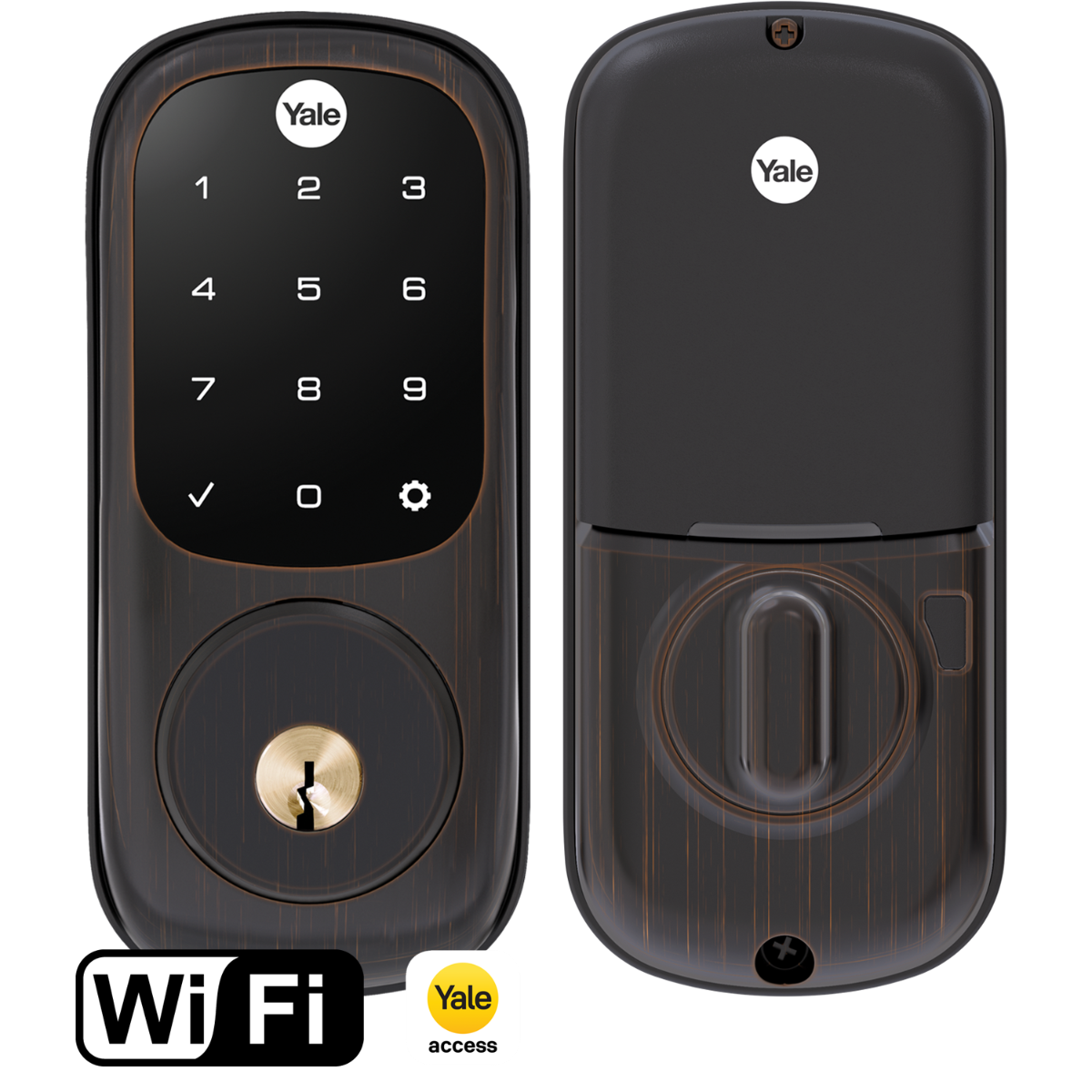 Assure Touchscreen Deadbolt w- WiFi, Oil Rubbed Bronze