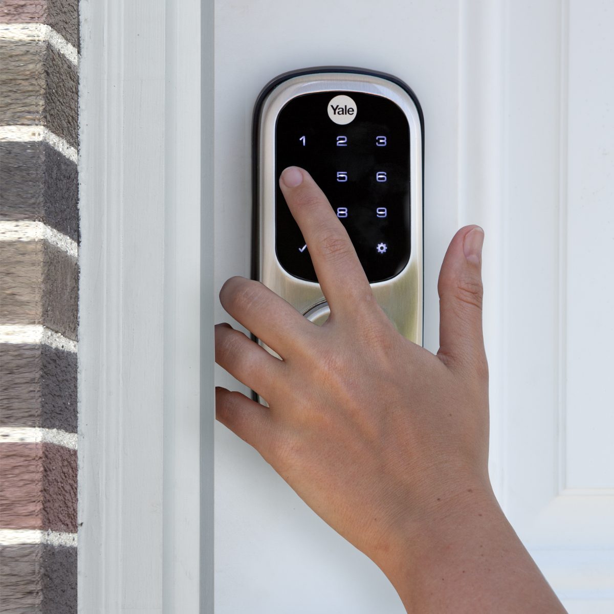 Assure Touchscreen Deadbolt w- WiFi, Satin Nickel