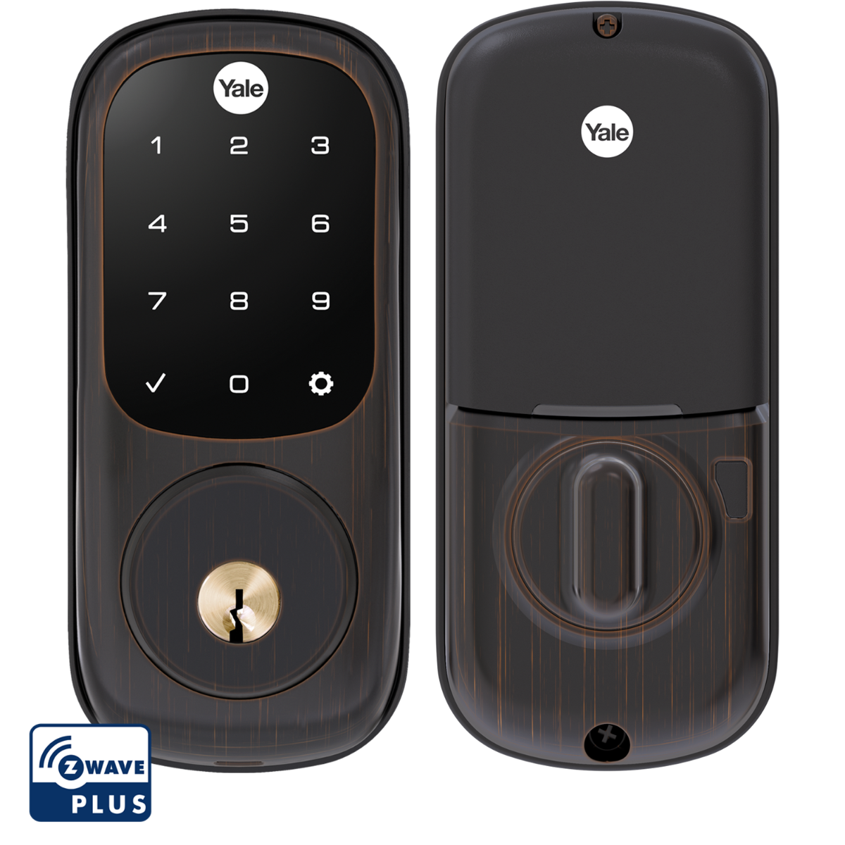 Assure Touchscreen Deadbolt w- Z-Wave, Oil Rubbed Bronze