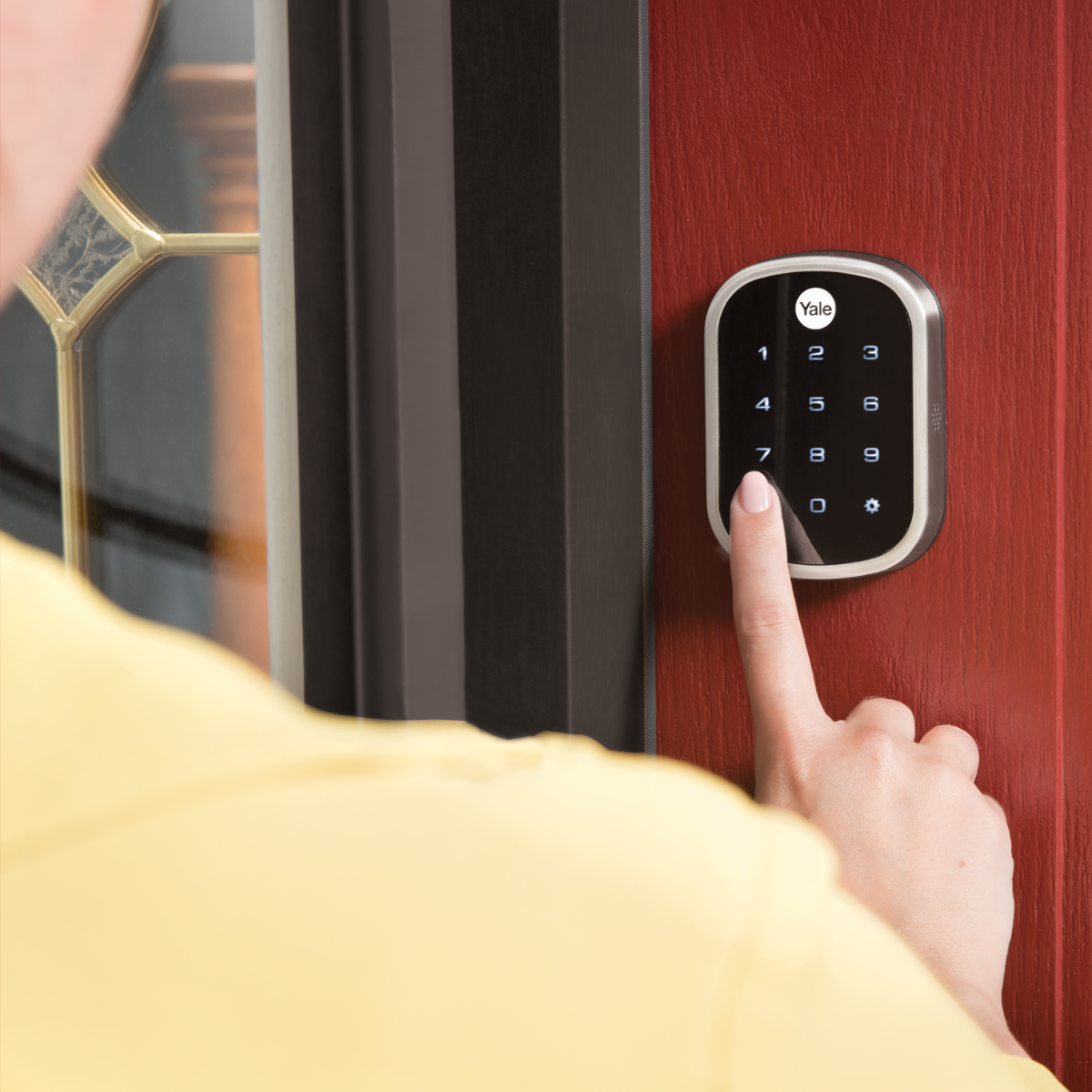 Assure Touchscreen Keyless Deadbolt w- WiFi, Satin Nickel