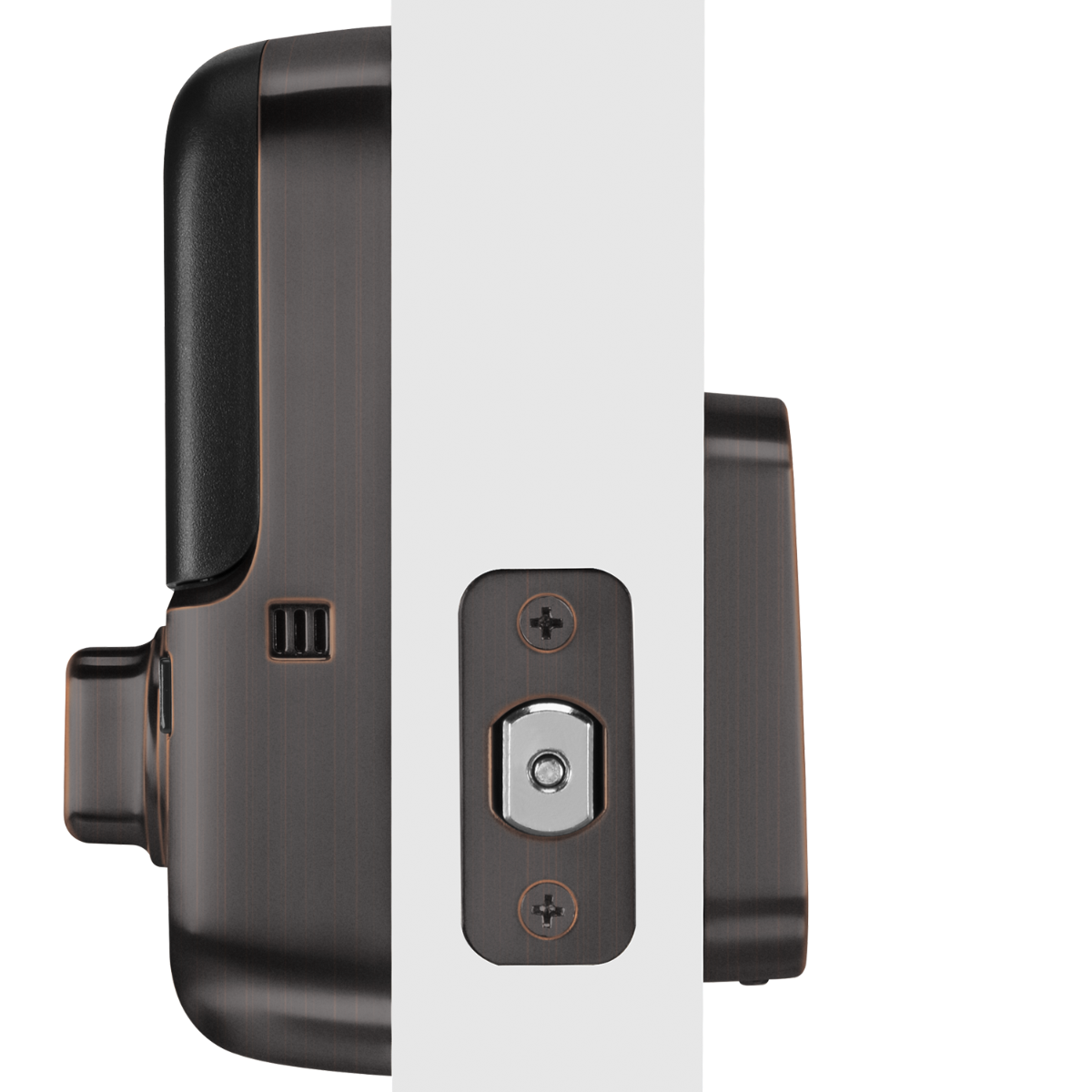 Assure Touchscreen Keyless Deadbolt w- Z-Wave, Rubbed Bronze