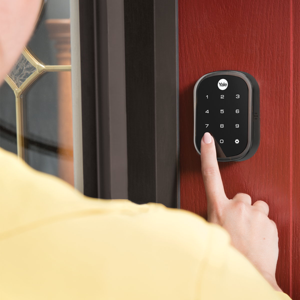 Assure Touchscreen Keyless Deadbolt w- Z-Wave, Rubbed Bronze
