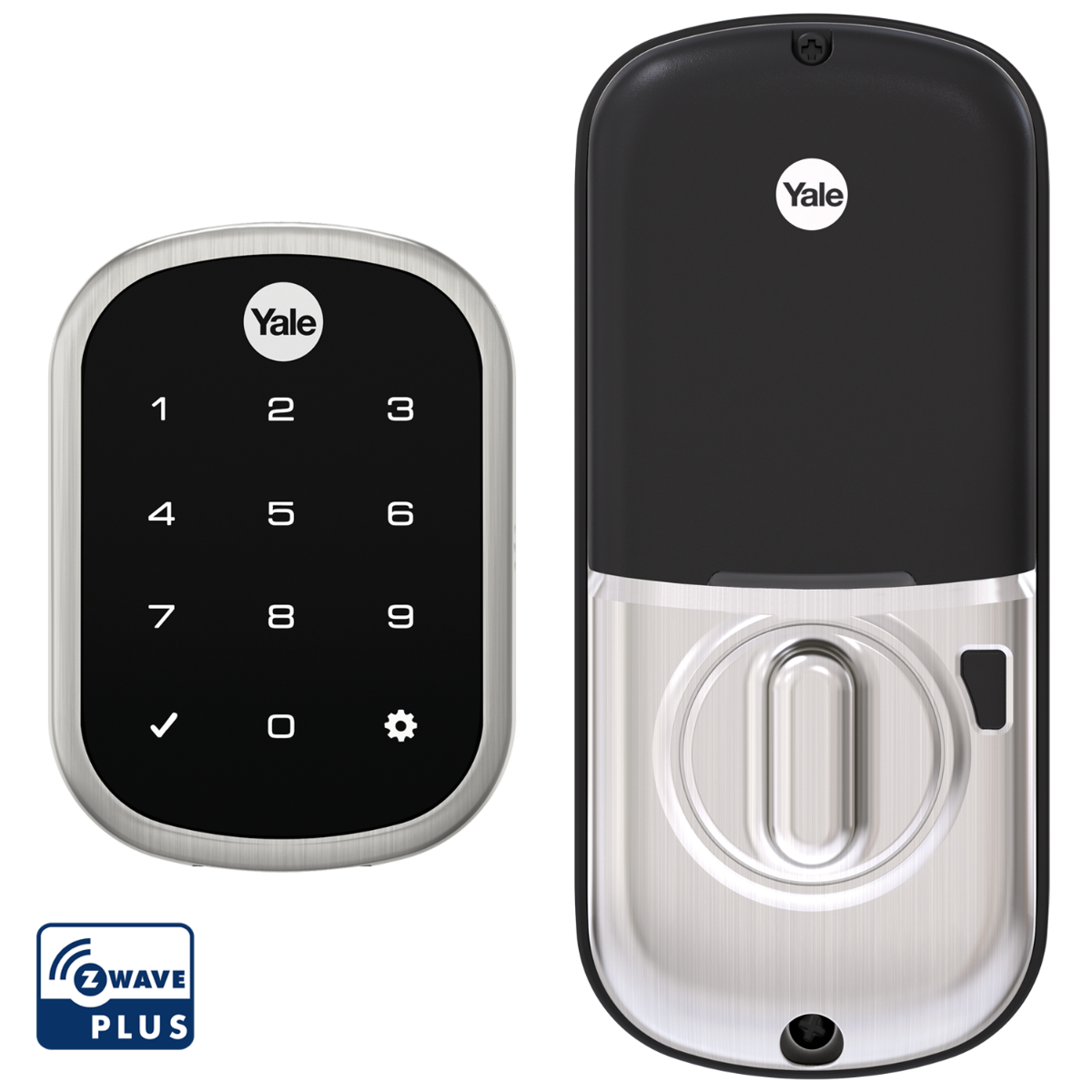 Assure Touchscreen Keyless Deadbolt w- Z-Wave, Satin Nickel