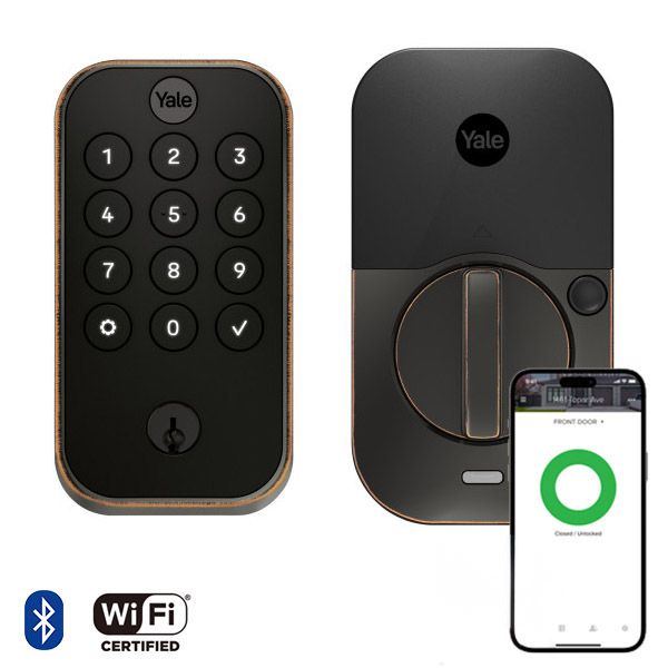 Pro2 Keyed Keypad Deadbolt, Wi-Fi, Oil Rubbed Bronze