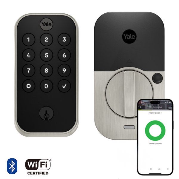 Pro2 Keyed Keypad Deadbolt, Wi-Fi, Satin Nickel