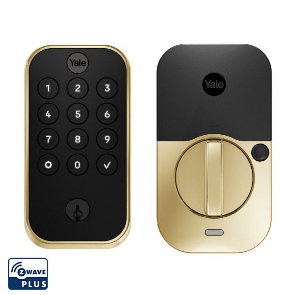 Pro2 Keyed Keypad Deadbolt, Z-Wave Plus, Brass