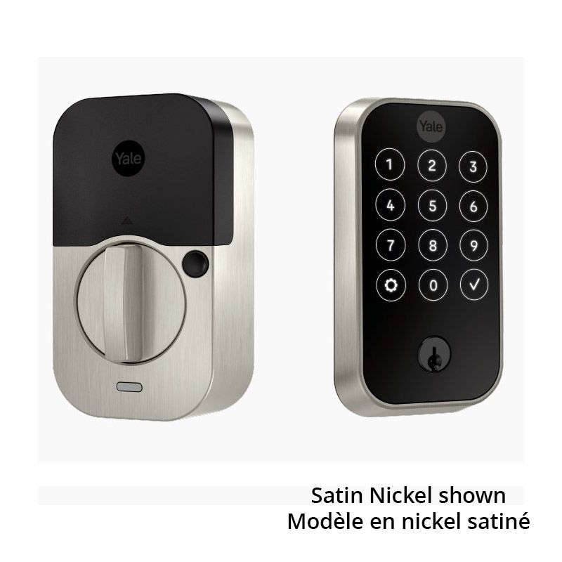 Pro2 Keyed Touchscreen Deadbolt, BT & WiFi Bridge, Brass
