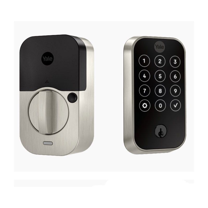 Pro2 Keyed Touchscreen Deadbolt, BT & WiFi Bridge, Nickel