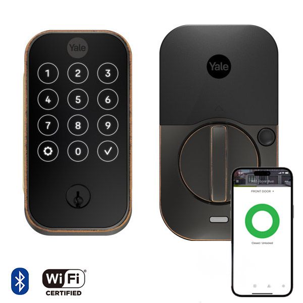Pro2 Keyed Touchscreen Deadbolt, Wi-Fi, Oil Rubbed Bronze