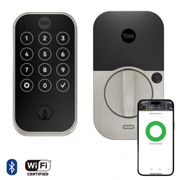 Pro2 Keyed Touchscreen Deadbolt, Wi-Fi, Satin Nickel