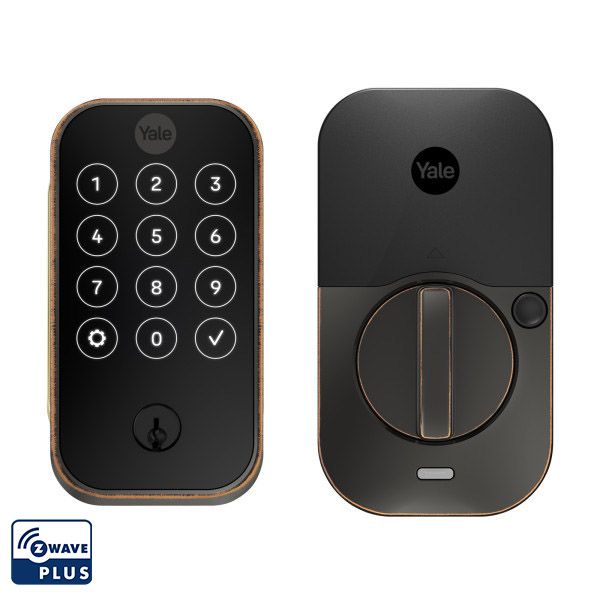 Pro2 Keyed Touchscreen Deadbolt, Z-Wave Plus, Oil Bronze