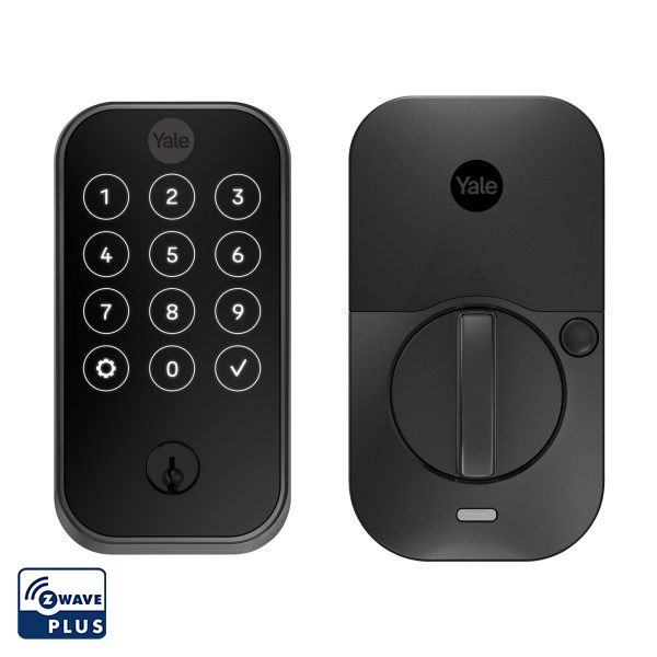 Pro2 Keyed Touchscreen Deadbolt, Z-Wave Plus, Black Suede
