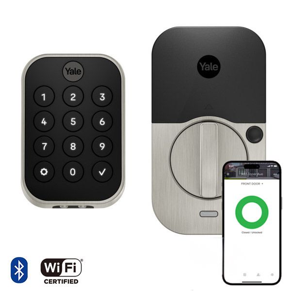 Pro2 Key-Free Keypad Deadbolt, Wi-Fi, Satin Nickel