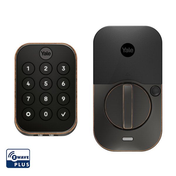 Pro2 Key-Free Keypad Deadbolt, Z-Wave Plus, Oil Bronze