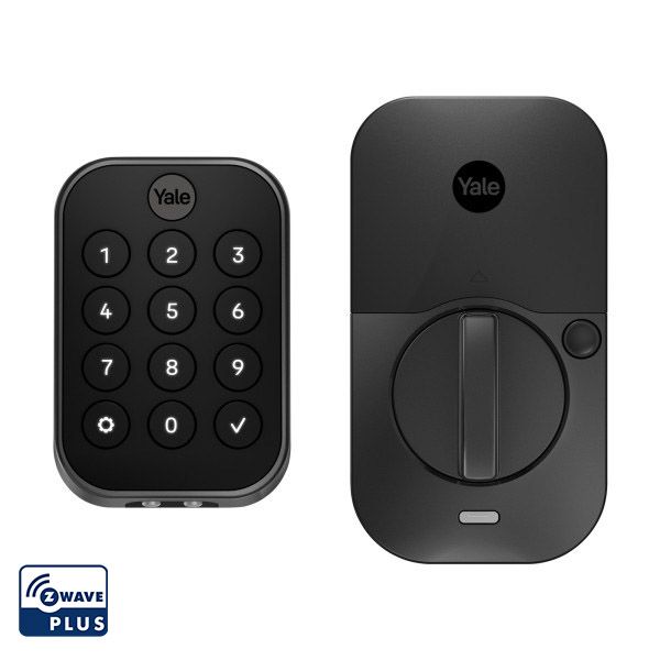 Pro2 Key-Free Keypad Deadbolt, Z-Wave Plus, Black Suede