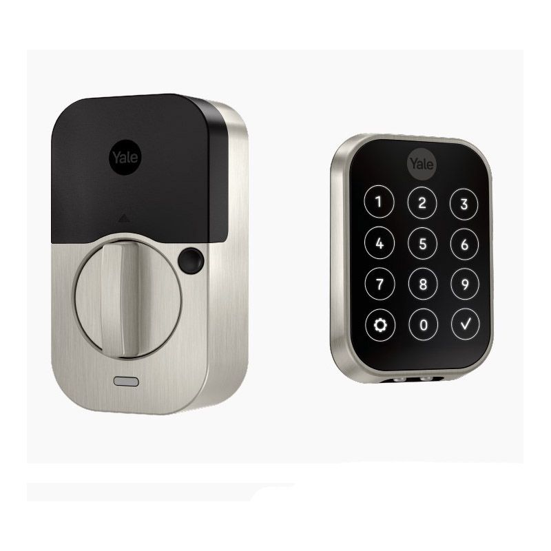 Pro2 Key-Free Touchscreen Deadbolt, Wi-Fi, Satin Nickel