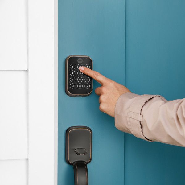 Pro2 Key-Free Touchscreen Deadbolt, Bluetooth, Bronze
