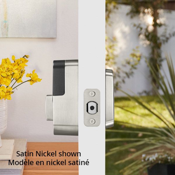 Pro2 Key-Free Touchscreen Deadbolt, BT & WiFi Bridge, Brass