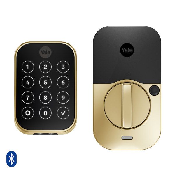 Pro2 Key-Free Touchscreen Deadbolt, Bluetooth, Brass