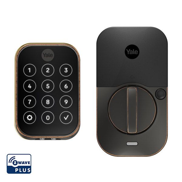 Pro2 Key-Free Touchscreen Deadbolt, Z-Wave Plus, Oil Bronze
