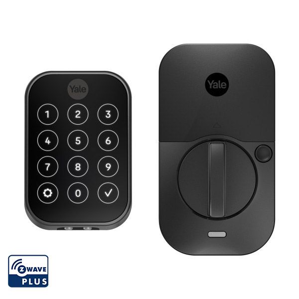 Pro2 Key-Free Touchscreen Deadbolt, Z-Wave Plus, Black Suede
