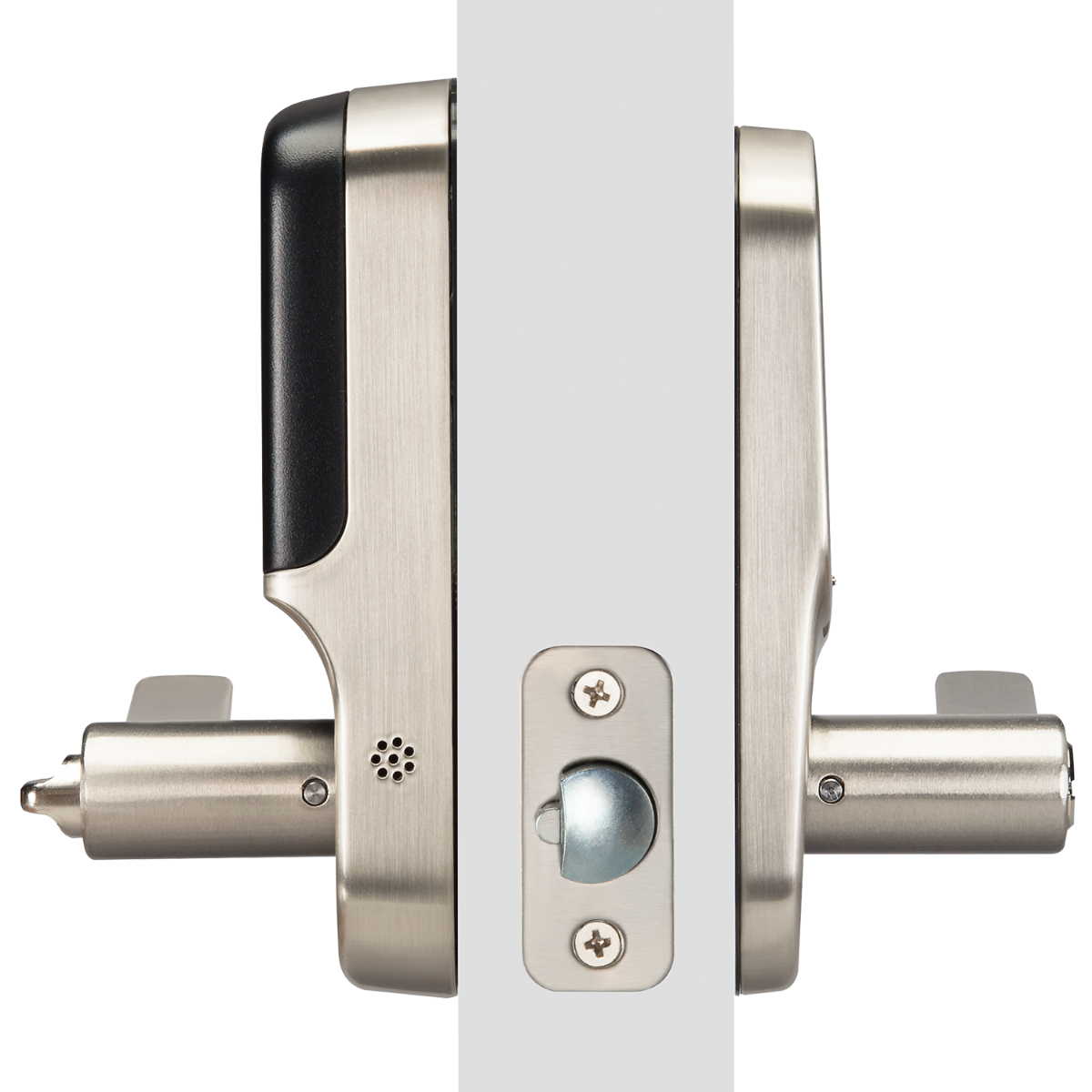 Assure Touchscreen & Keyed Lever (No Radio), Satin Nickel